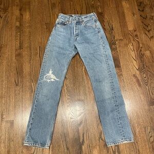 Levi's Vintage 501 Jeans with Distressed Knee